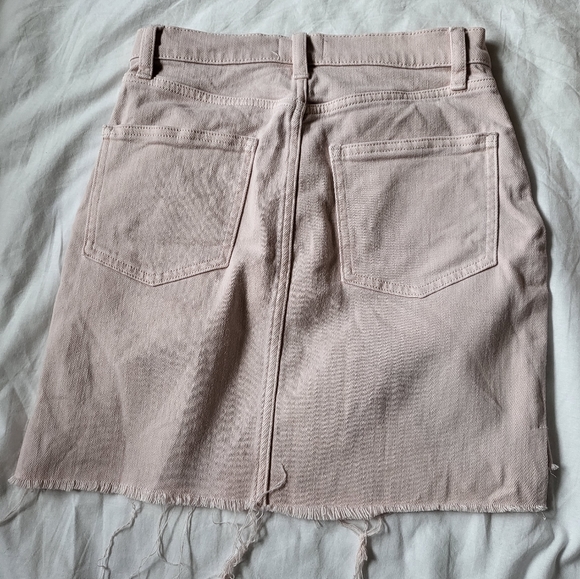 Wilfred Aritzia Tanit Denim Skirt Pink - Picture 3 of 3